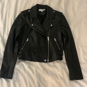 Iro 38 black leather jacket